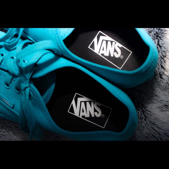 Blue/Turquoise Vans - Picture 7 of 8